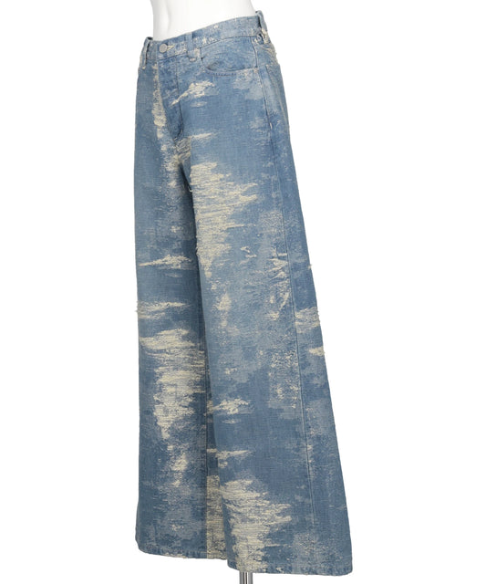 DENIM WIDE PANTS