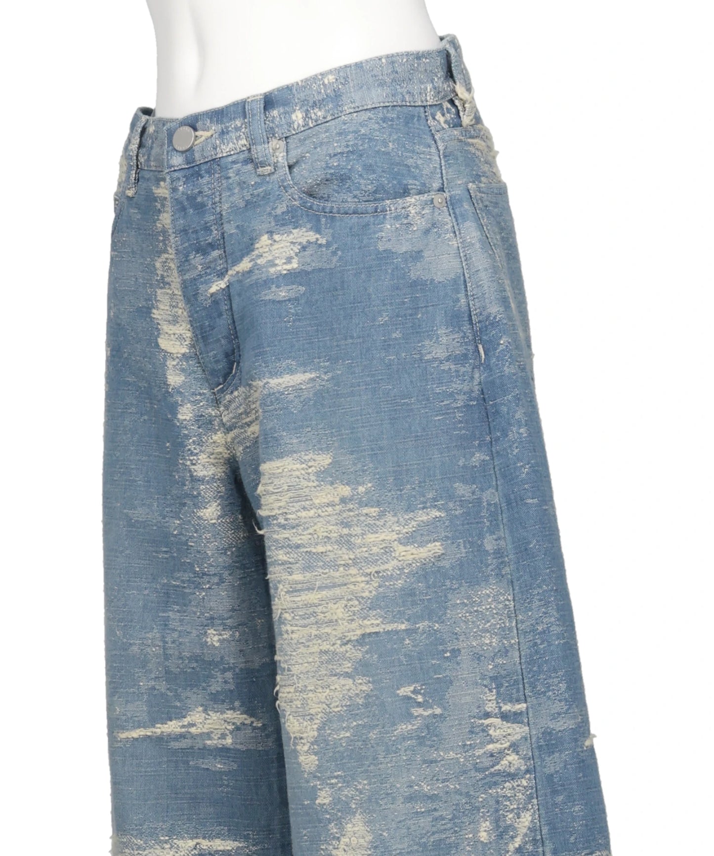 DENIM WIDE PANTS