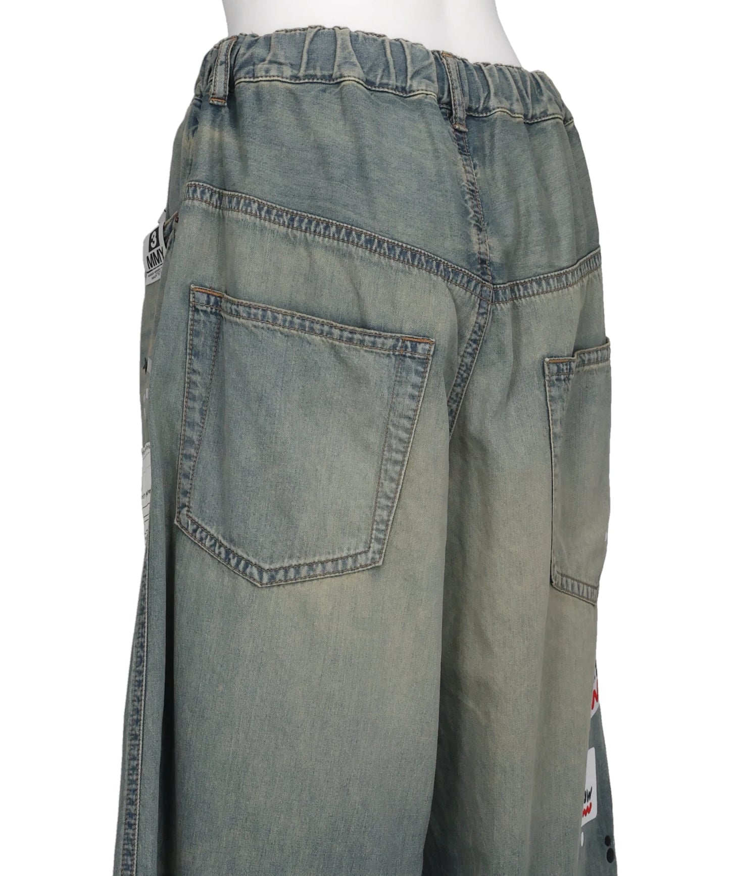 DENIM STICKER PANTS