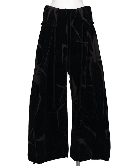 SPIDER FLOCKY BALLOON PANTS