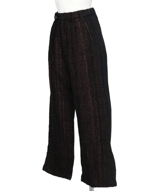 GLITTER TWEED PANTS