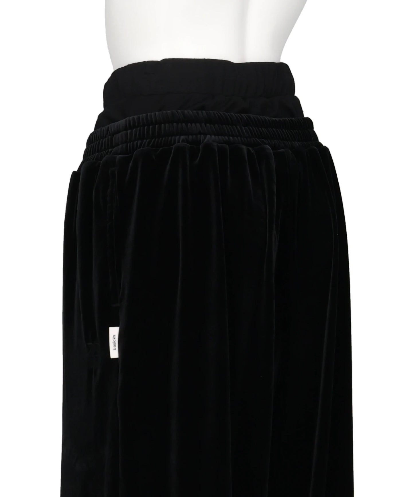 LAYERED VELVET TROUSER