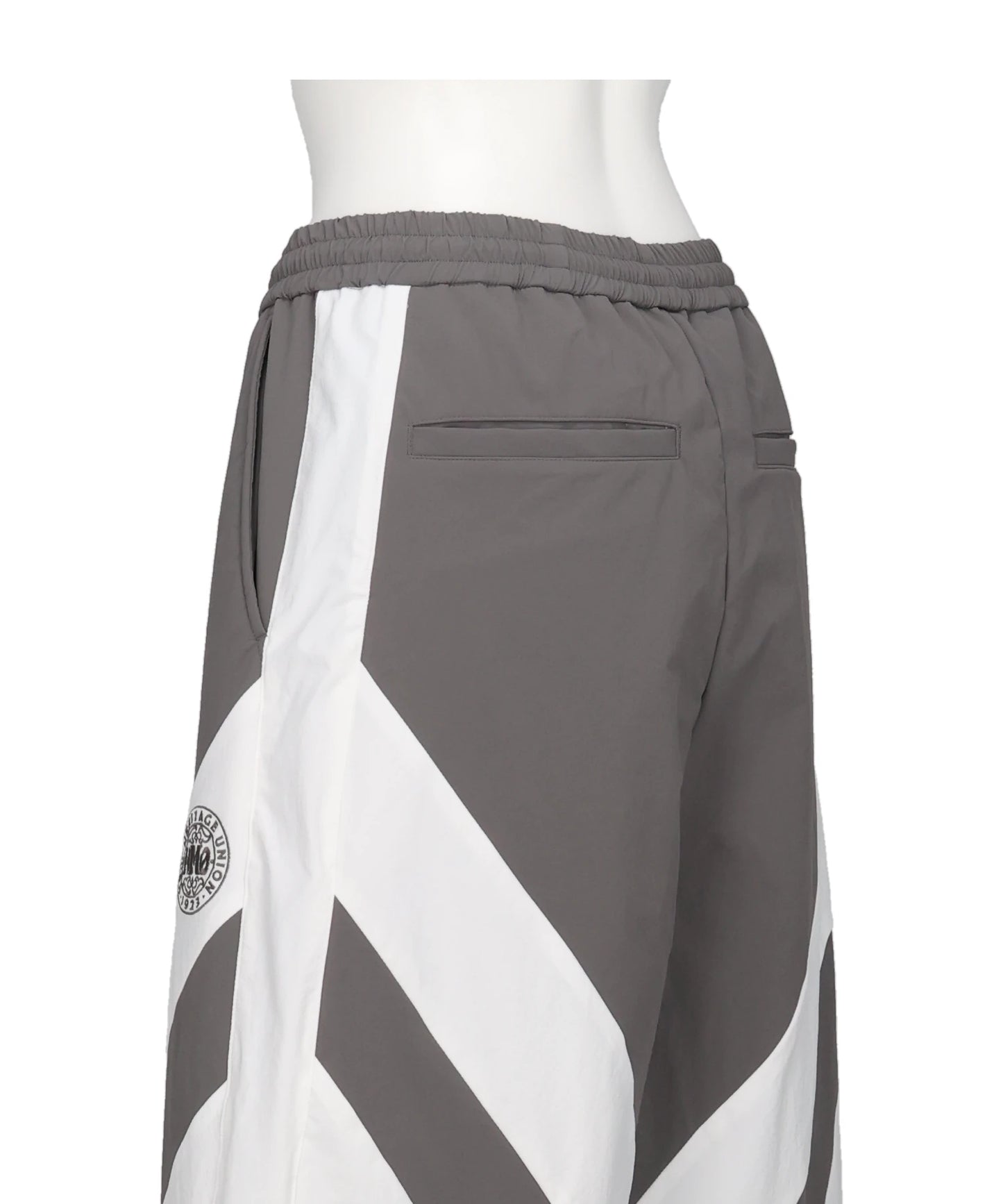 CHEVRON PUFFER NYLON TROUSER