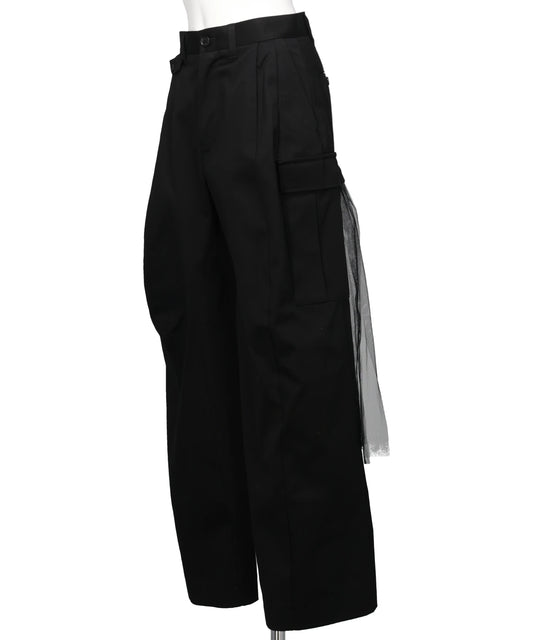 TULLE CARGO PANTS
