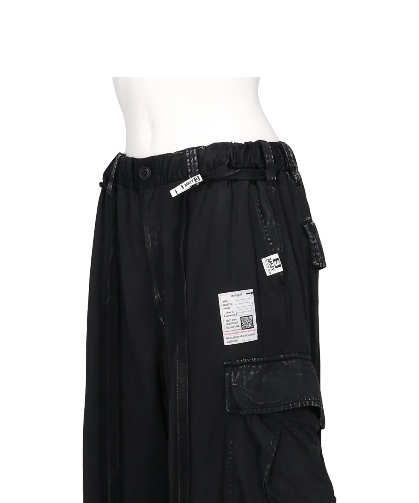 R/CO SATIN CARGO PANTS
