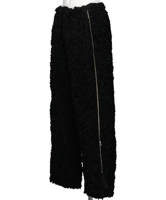 SIDE-ZIP FLOWER PANTS