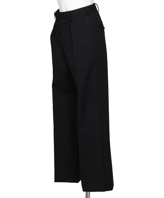 WOOL GABARDINE SLIT TROUSERS