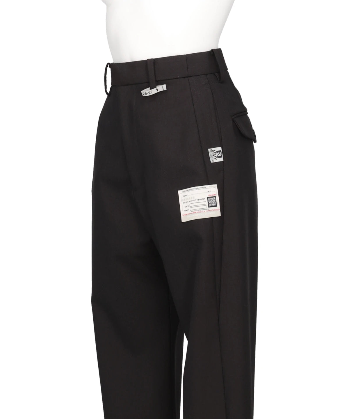 T/W TWILL FOLDED TROUSERS