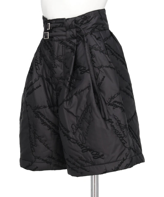 QUILTING GURKHA PANTS