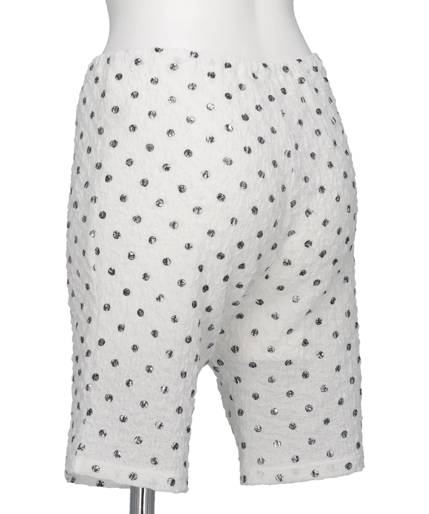 POLKA DOT PRINT CYCLING SHORTS