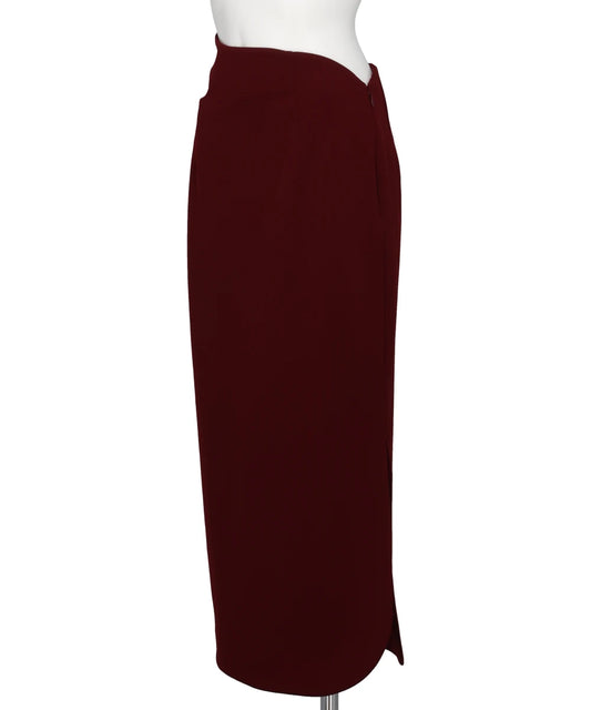DOUBLE JERSEY ASYMMETRIC SKIRT
