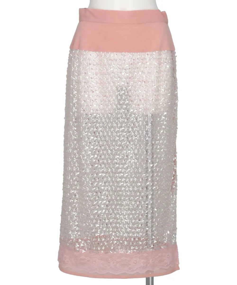 chikakisadaビーズラップスカート Chika Kisada(チカキサダ) LACE SKIRT – MIDWEST ONLINE STORE