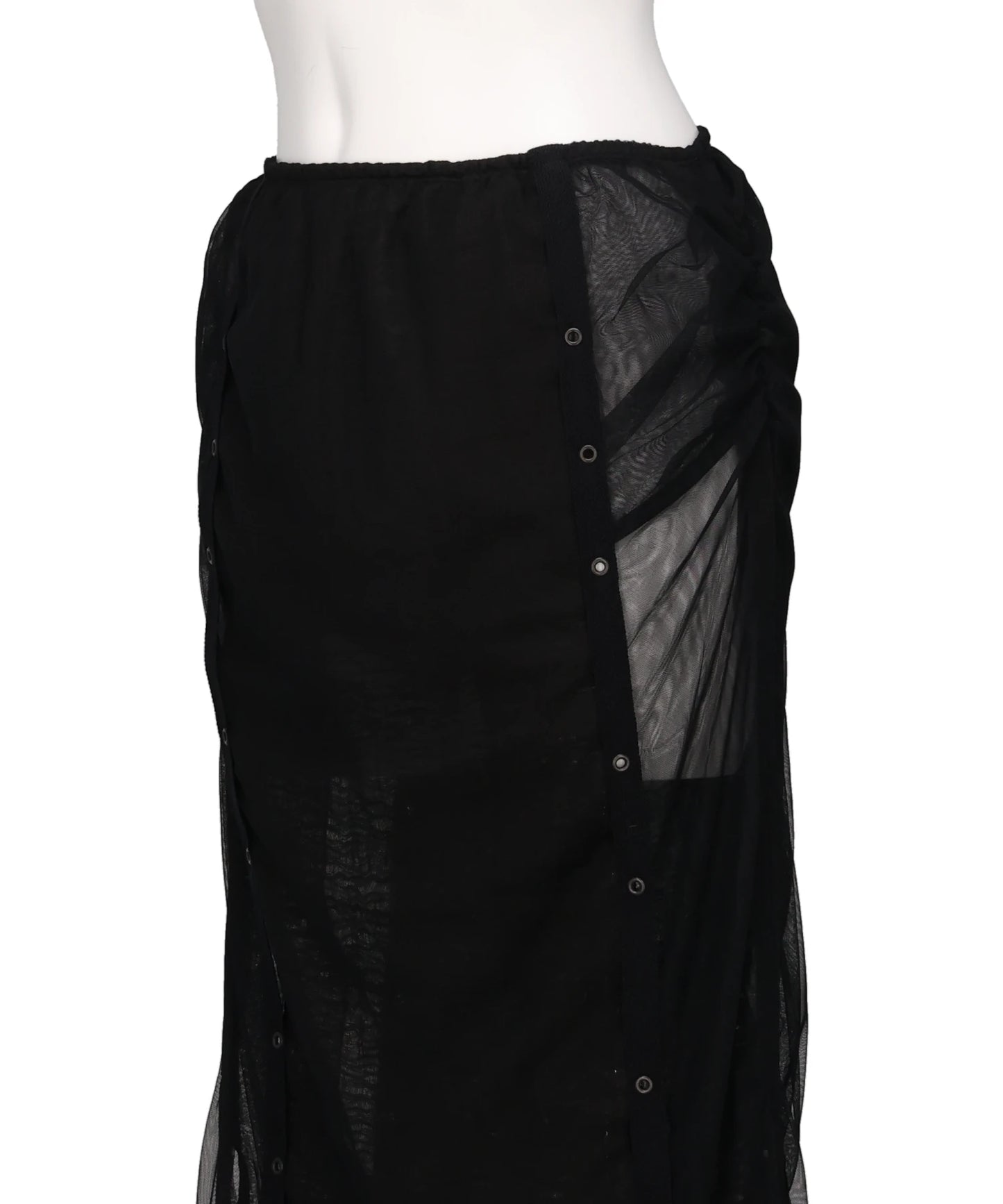 LAYERED TULLE GAUSE SKIRT