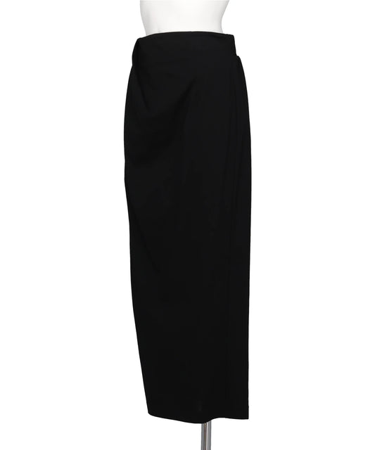 COTTON JERSEY ASYMMETRIC SKIRT
