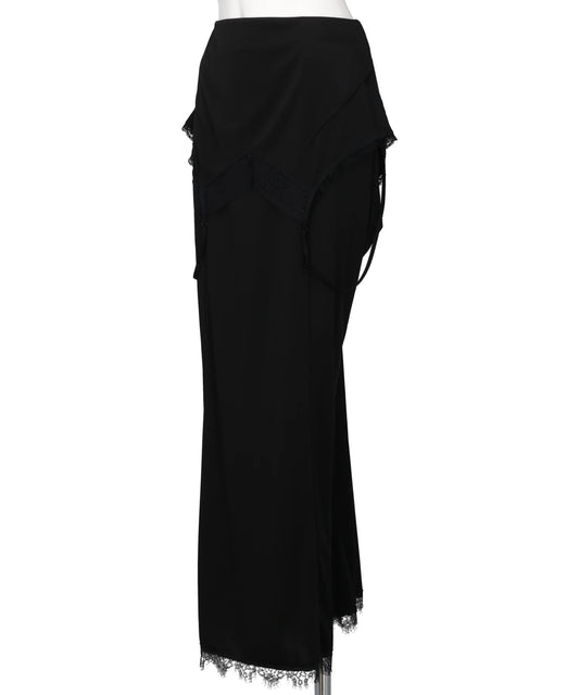 DROOPING SLIP MAXI SKIRT
