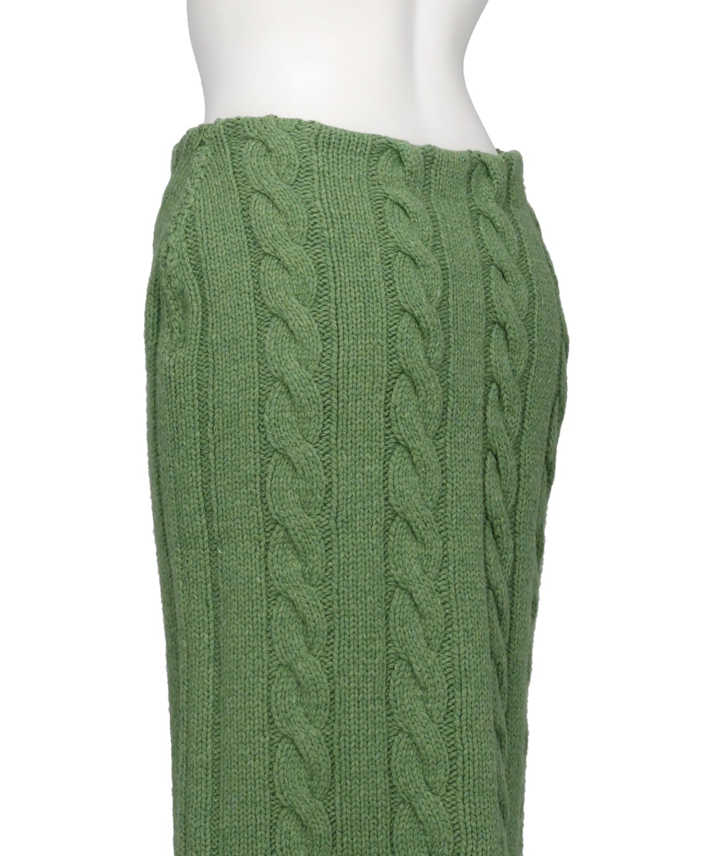 PS26AW-007 DISTRESSED KNIT SKIRT