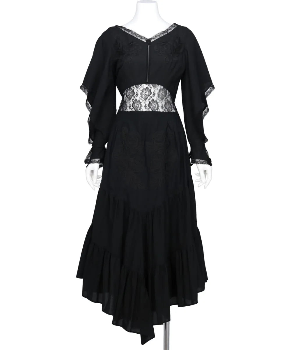 【FUMIE TANAKA】square lace OP BLACK サイズ1 SQUAER LACE OP – MIDWEST ONLINE STORE