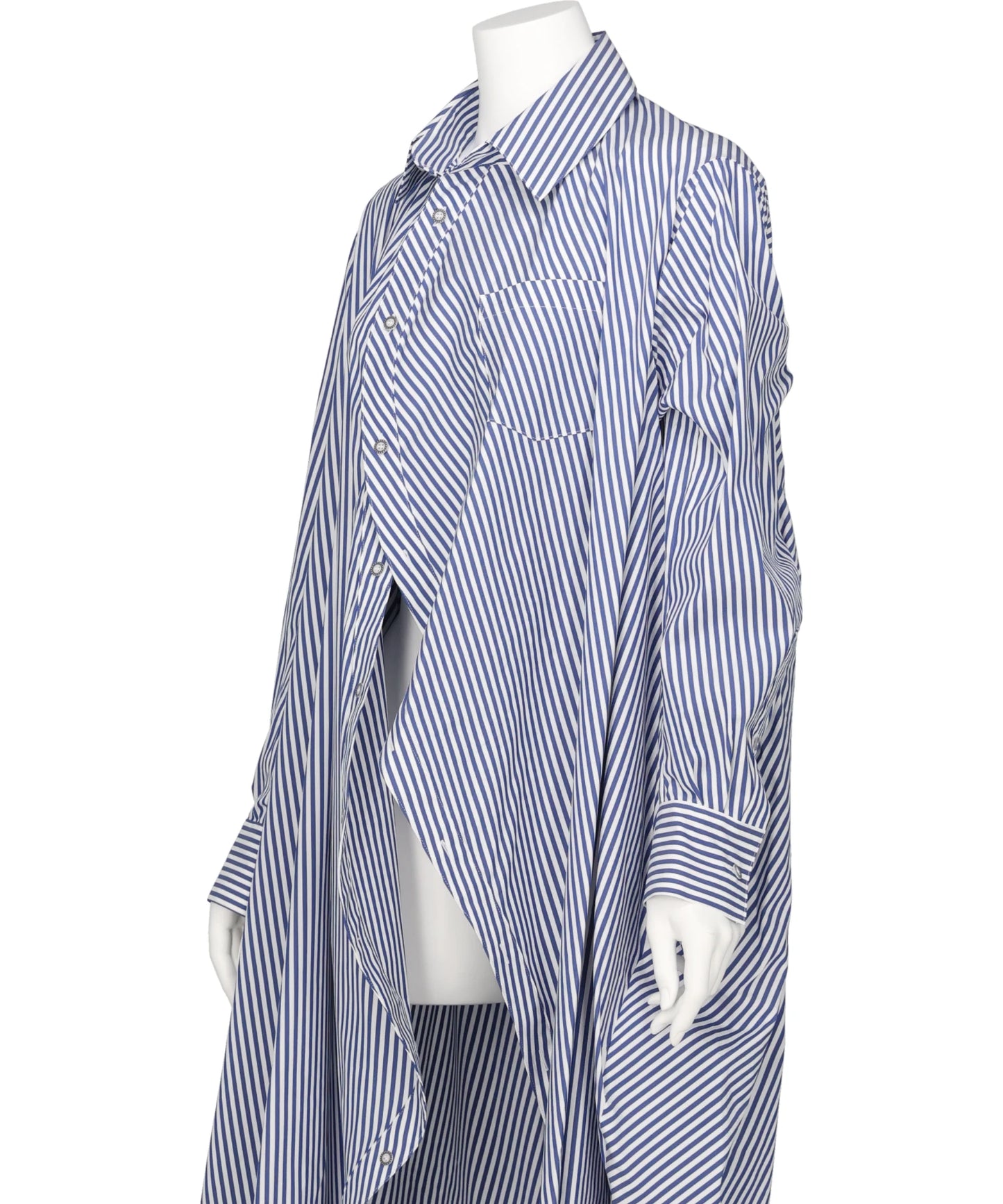 BALL SHIRT ONE PIECE(STRIPE)WHITE×BLUE