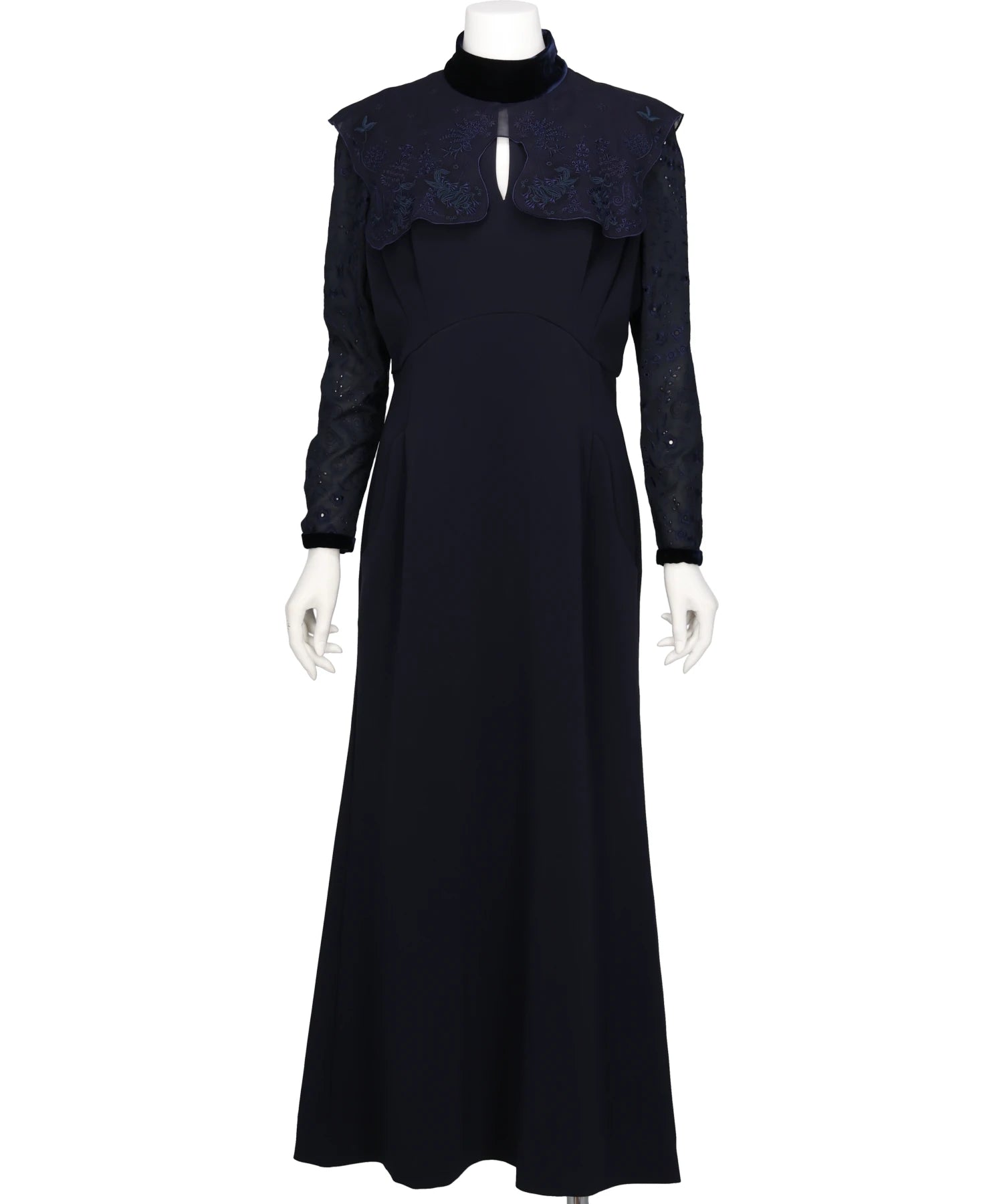 Mame Kurogouchi(マメクロゴウチ) TRIACETATE GEORGETTE EMBROIDERY Mame Kurogouchi(マメクロゴウチ) TRIACETATE GEORGETTE EMBROIDERY