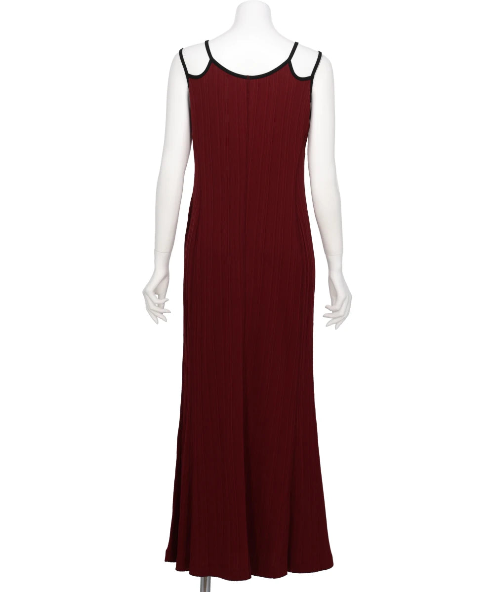 RANDOM RIBBED ORGANIC COTTON 2WAY DRESS