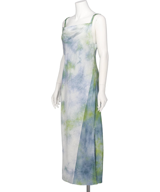 CAMI DRESS - GREEN BLUE