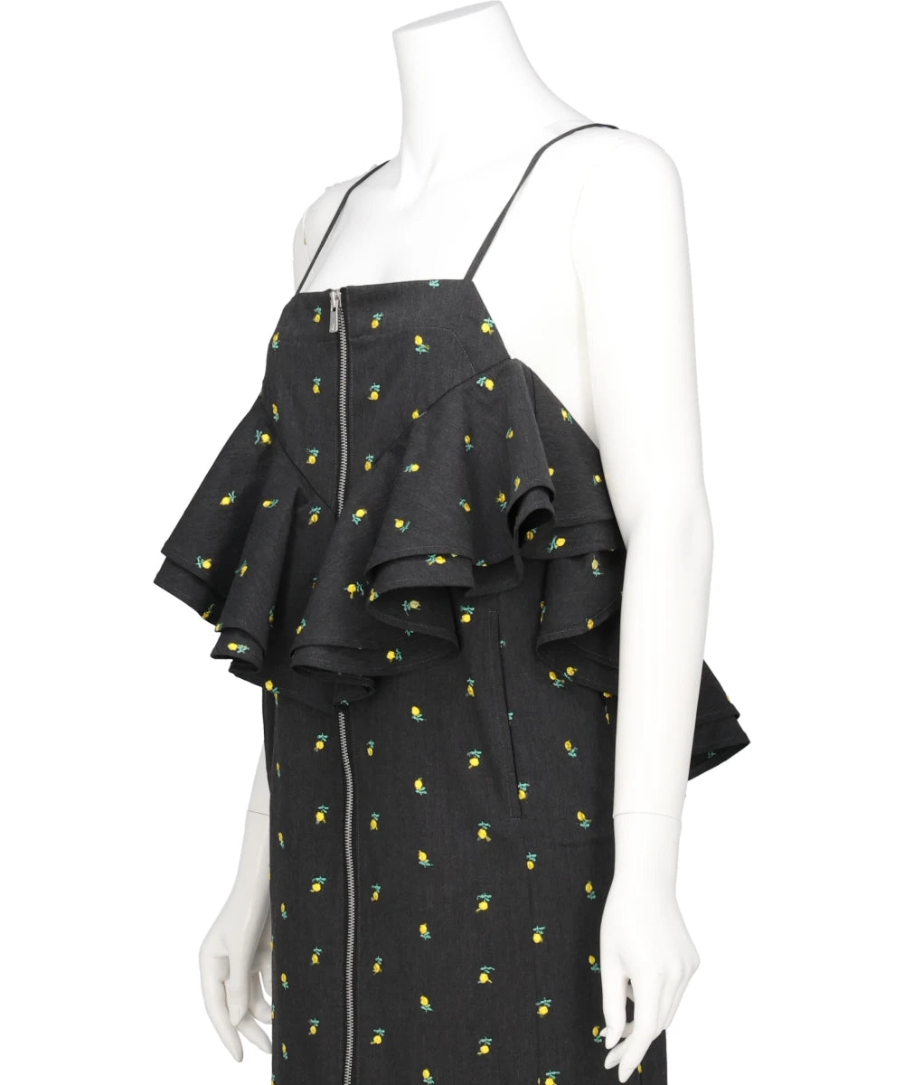 FLOWER EMBROIDERY DRESS