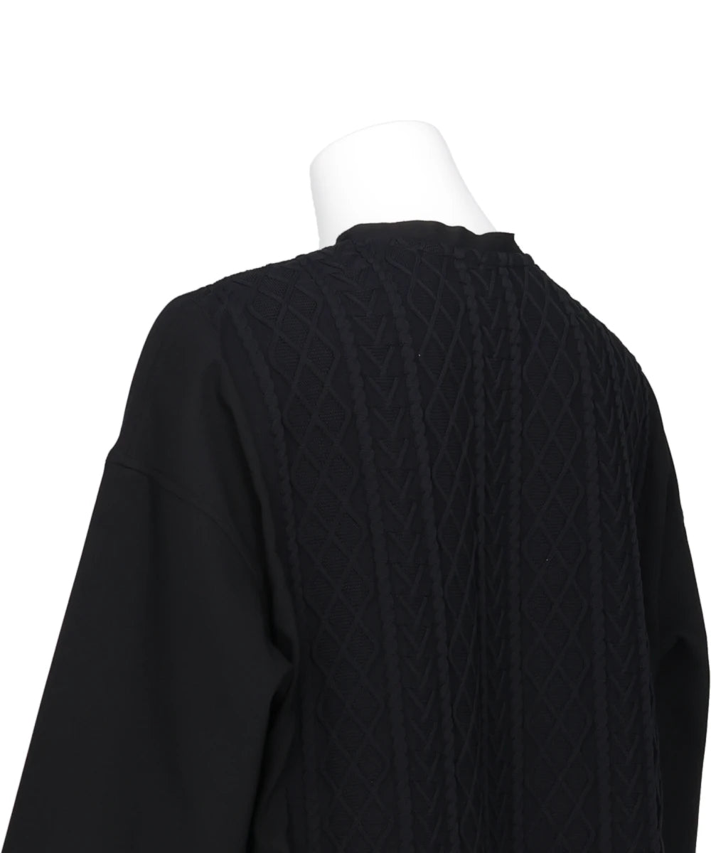 CABLE KNIT COMBINATION DRESS