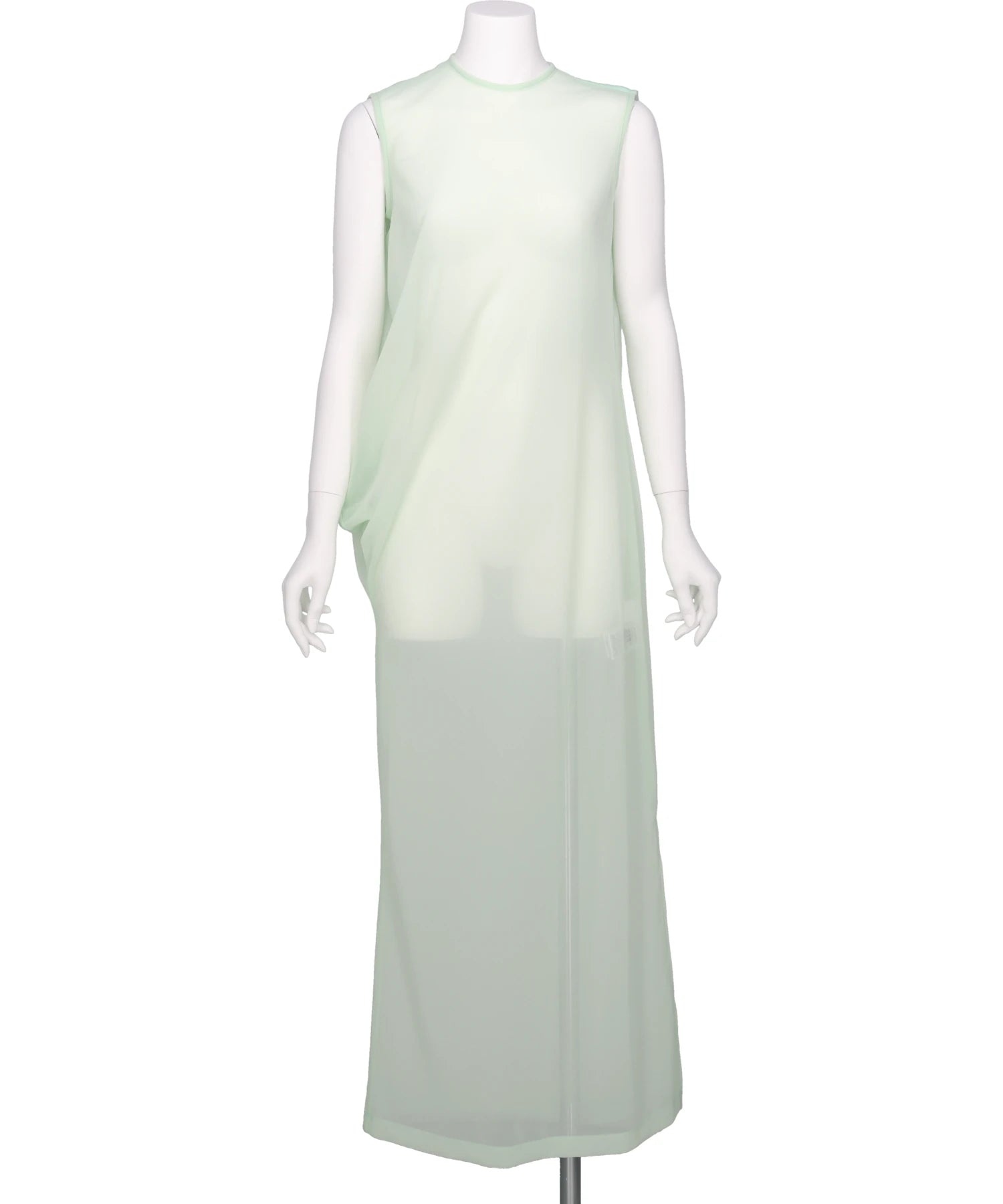 Mame Kurogouchi(マメクロゴウチ) 2026SS DRAPED JERSEY SHEER DRESS