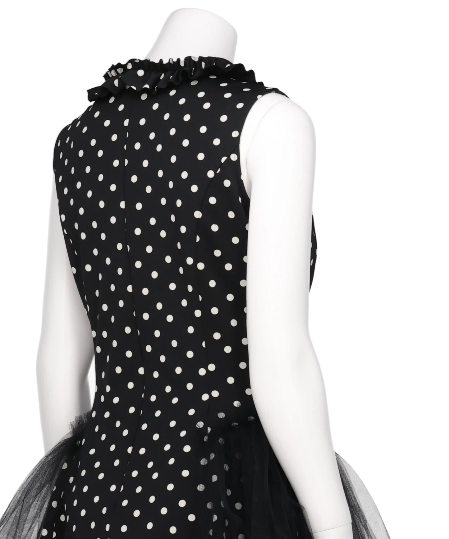 SLEEVELESS TULLE DRESS