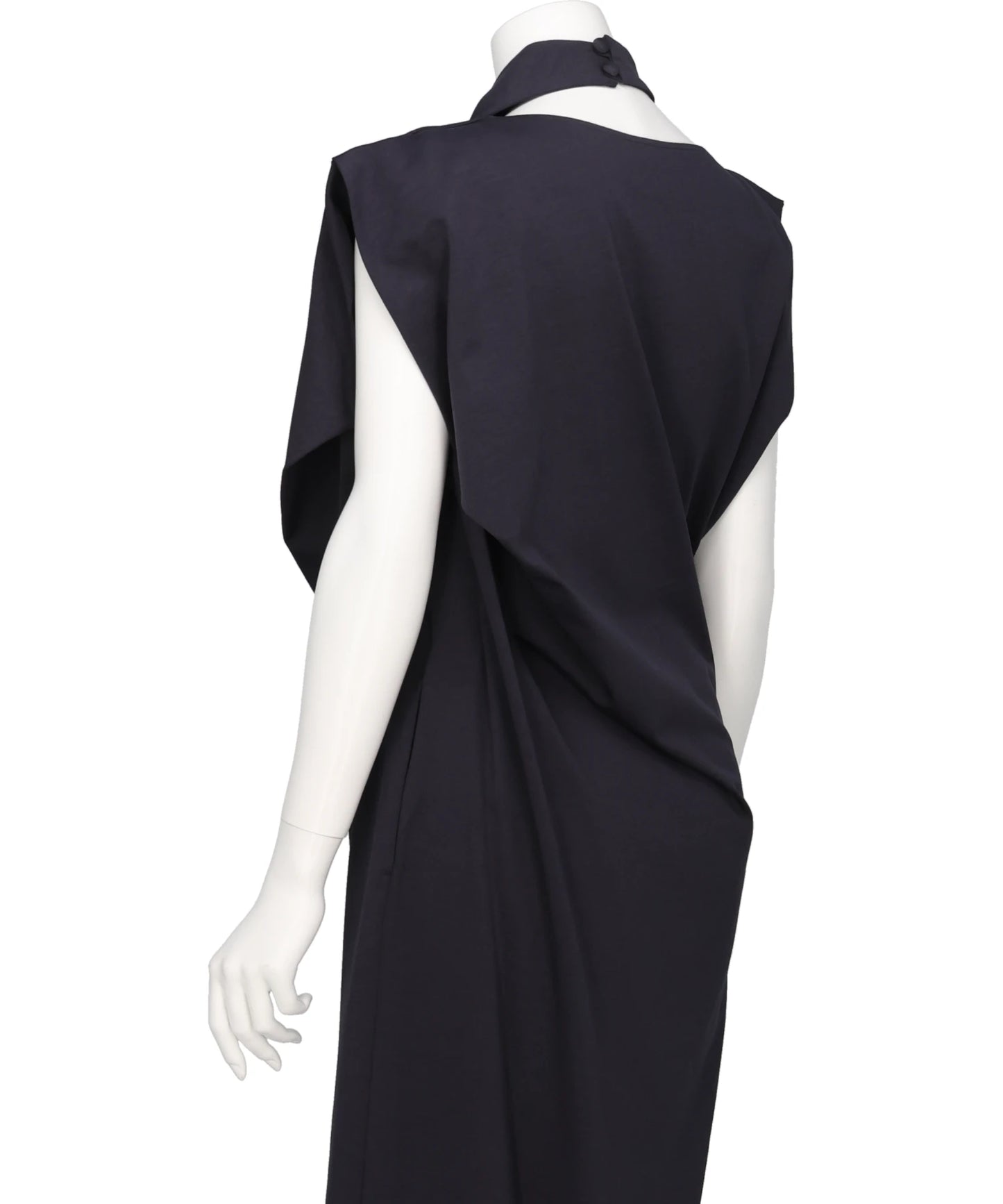COTTON JERSEY ASYMMETRIC DRESS