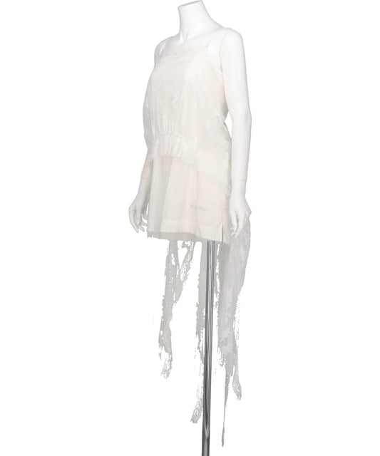 LAYERED LACE SLIP DRESS