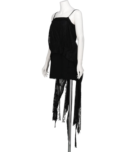 LAYERED LACE SLIP DRESS