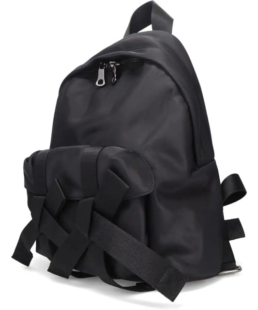 BOW FRONT BACKPACK W/STRAP EMB