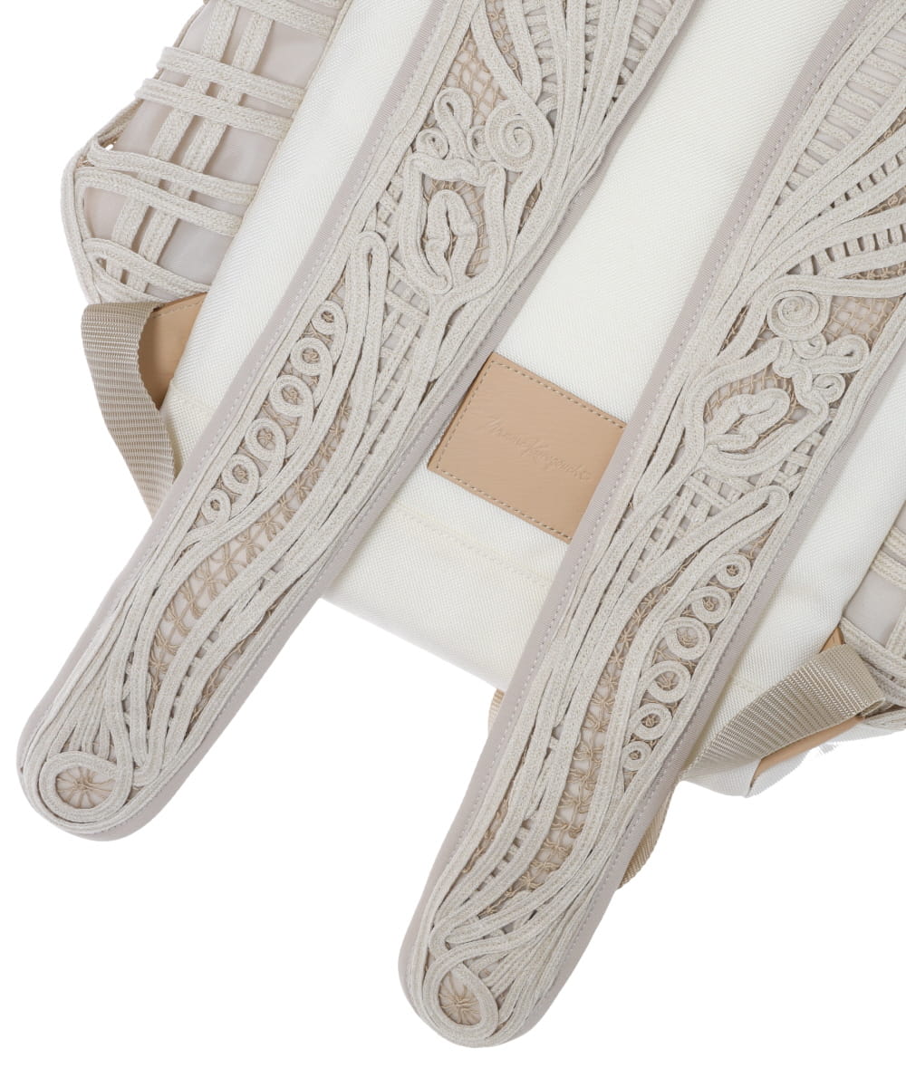 CORDING EMBROIDERY BACKPACK