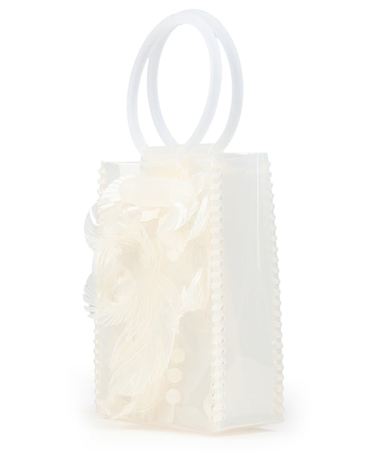 TRANCSPARENT SCULPTURAL MINI HANDBAG