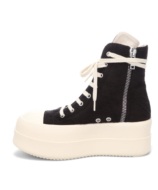 DOUBLE BUMPER SNEAKS- BLACK/PEARL/MILK/MILK