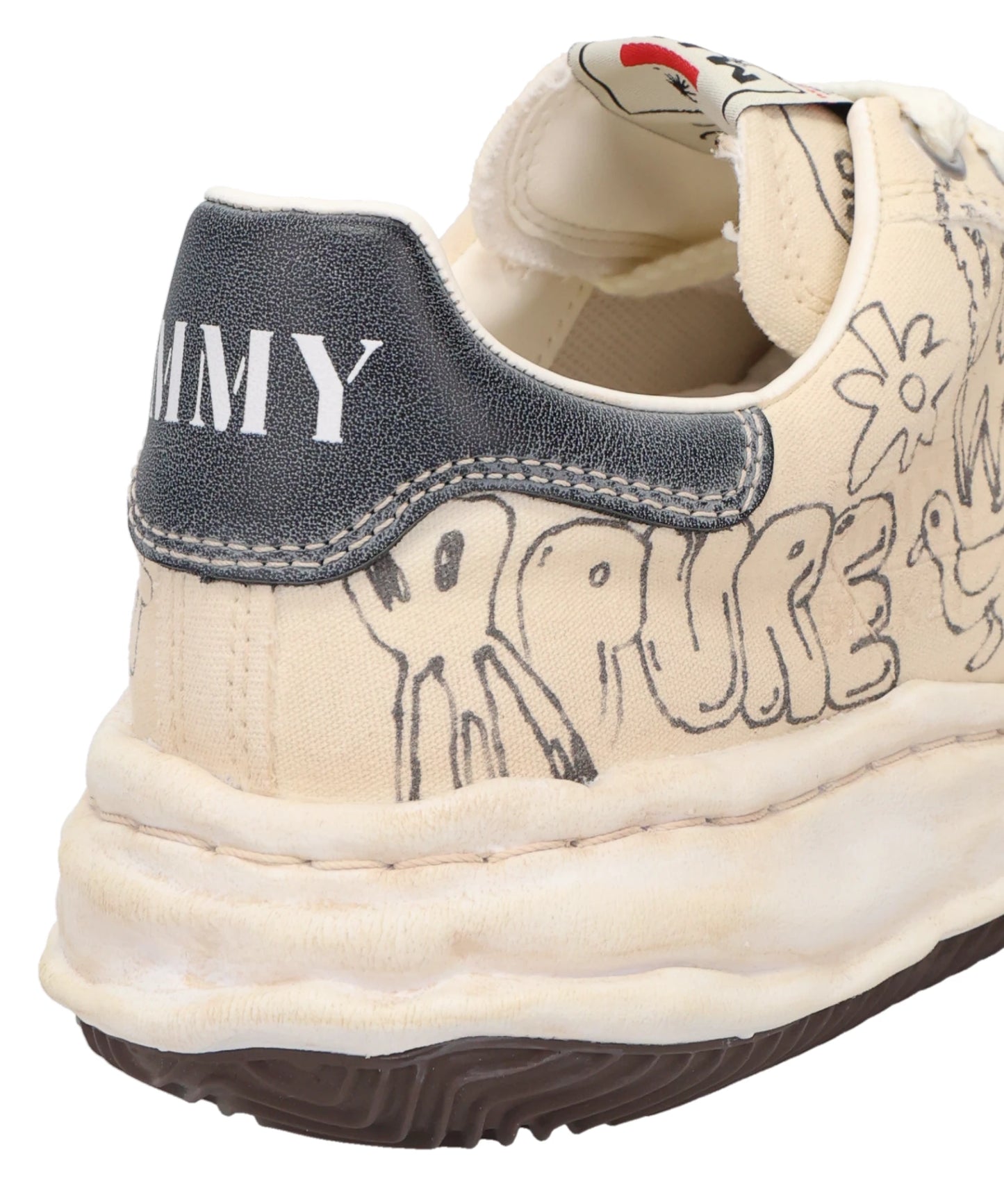 BLAKEY/ORIGINAL SOLE GRAFFITI PRINTEDCANVAS LOW-TOP SNEAKER