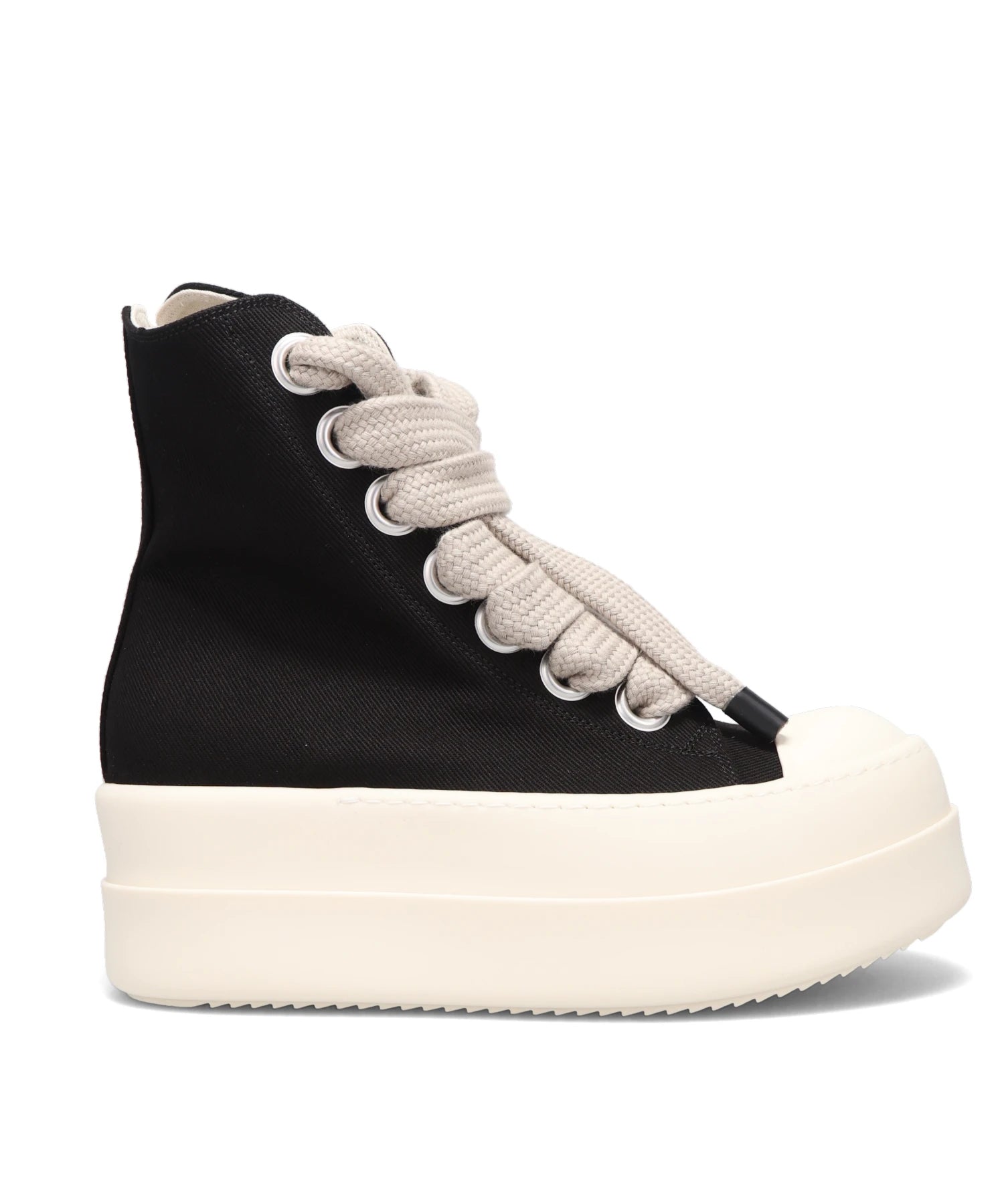 ダークシャドウM美品 DRKSHDW(ダークシャドウ) MEGA BUMPER JUMBOLACE SNEAKS - BLACK/MILK