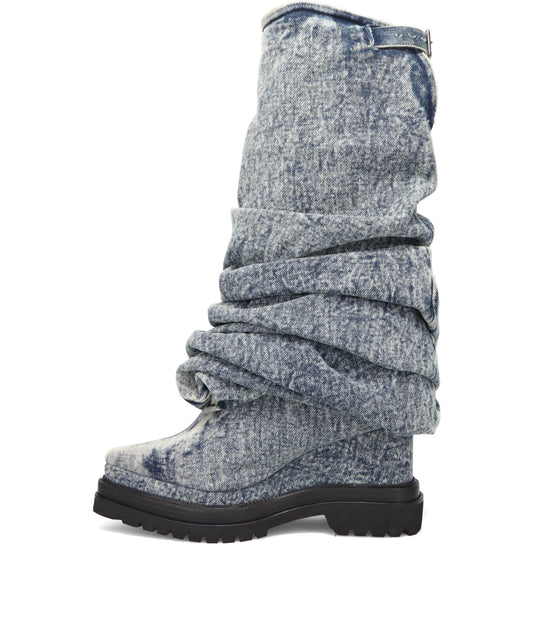 LIQUID DENIM BOOTS