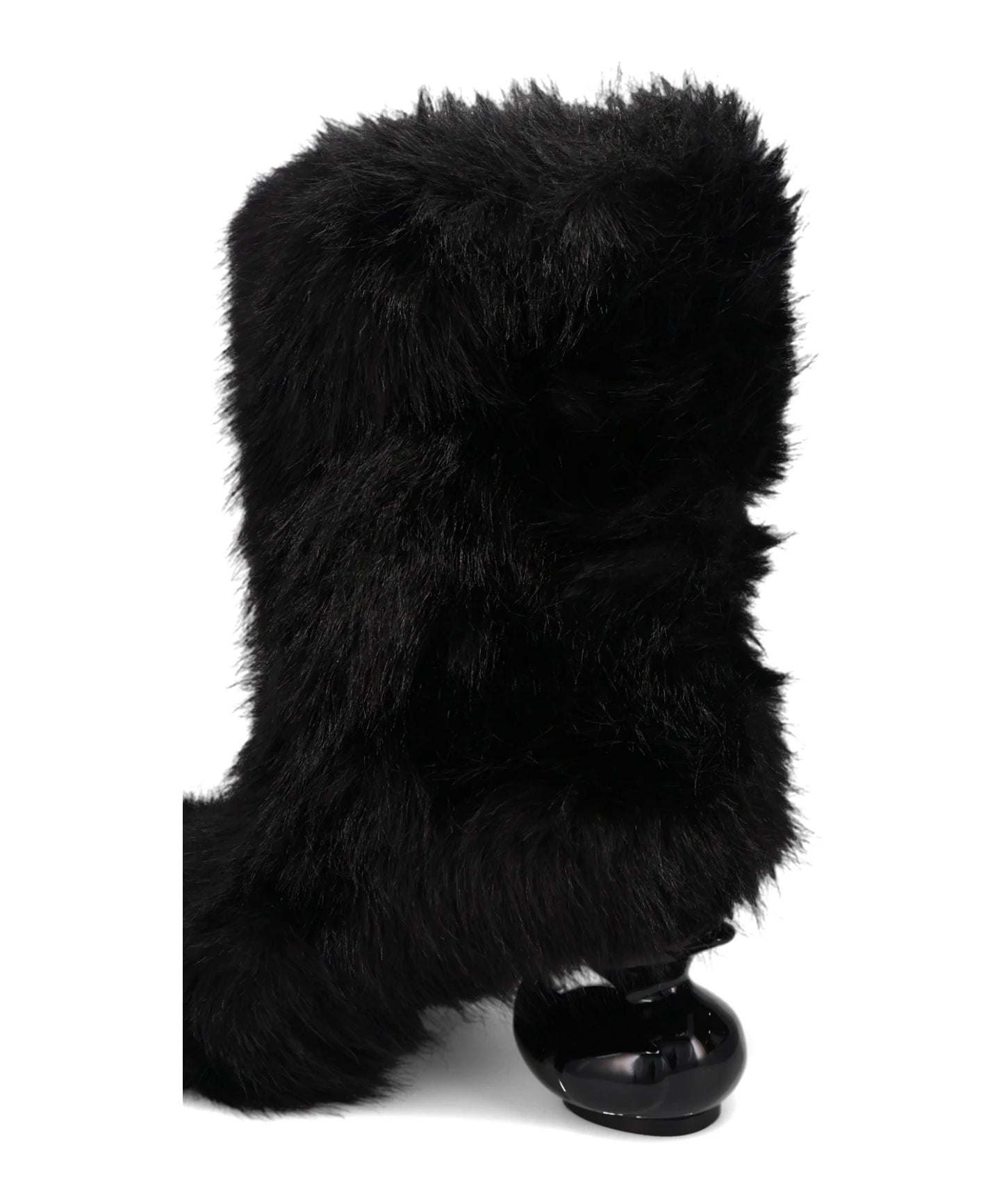 DUCK HEEL FUR BOOTS