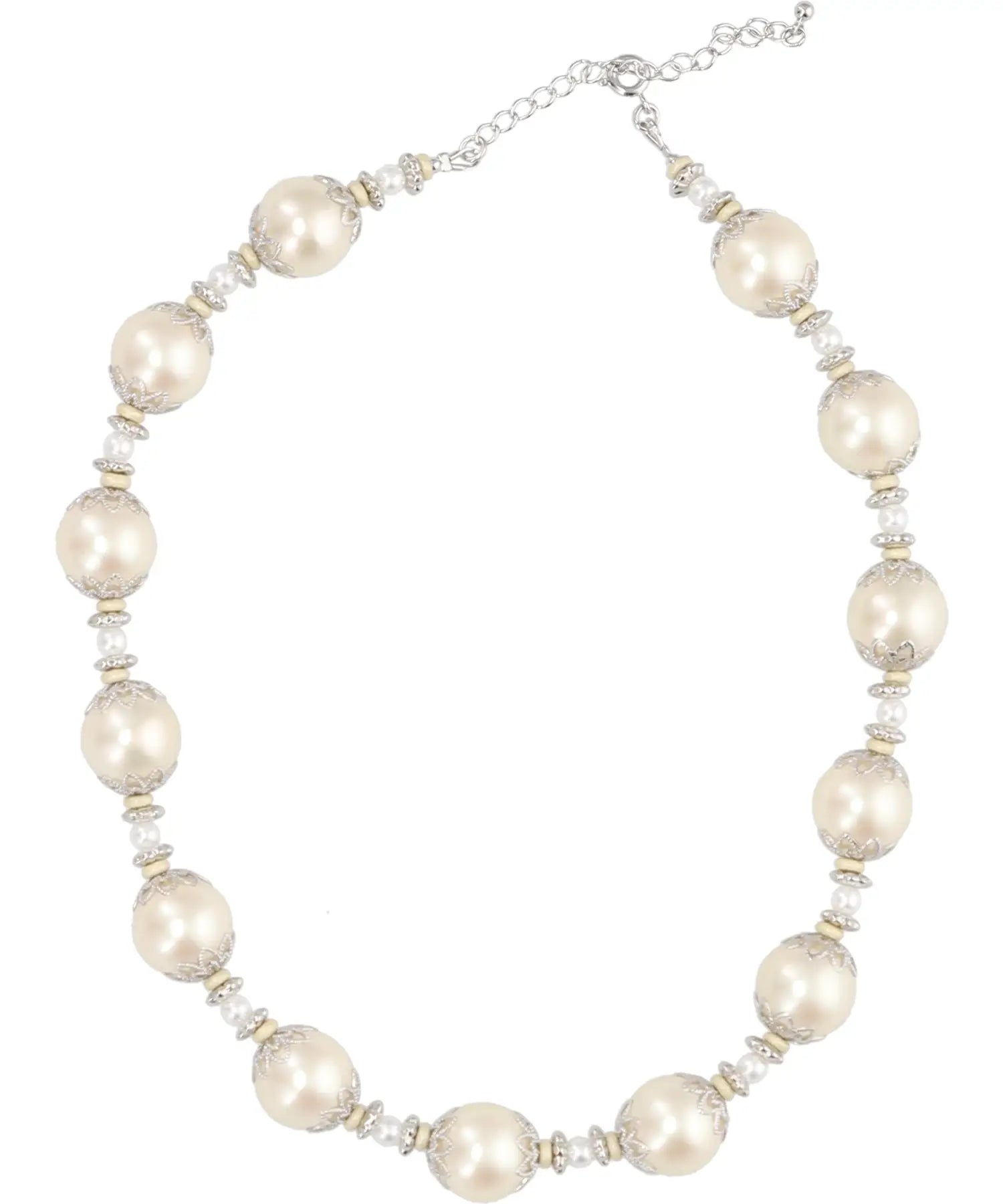 tanakadaisuke(タナカダイスケ) 2026SS METAL BEADS PEARL NECKLACE TD 