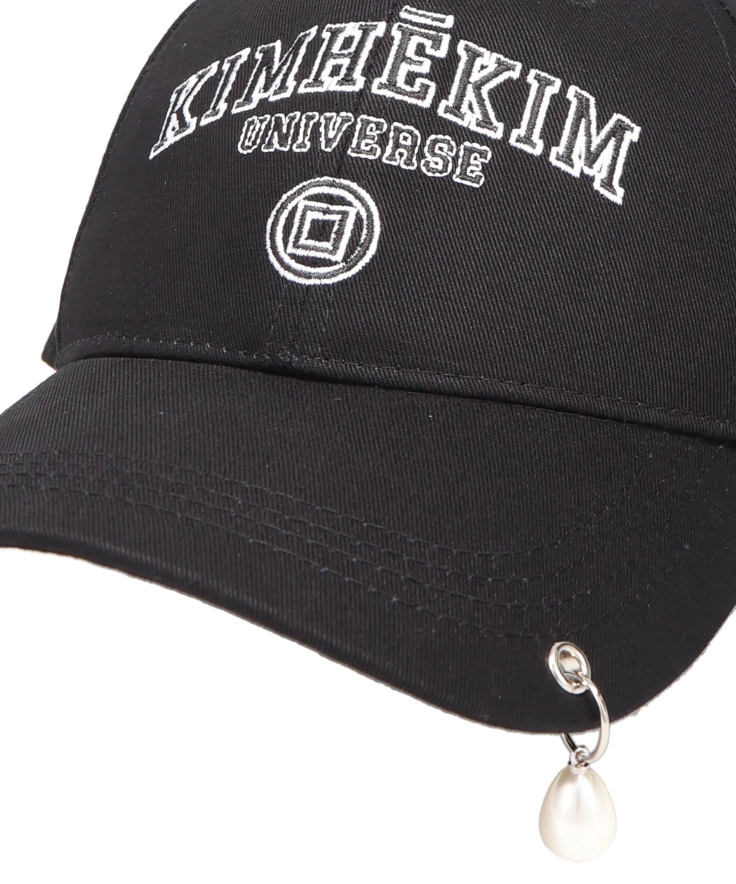 PEARL PIERCED BASEBALL CAP