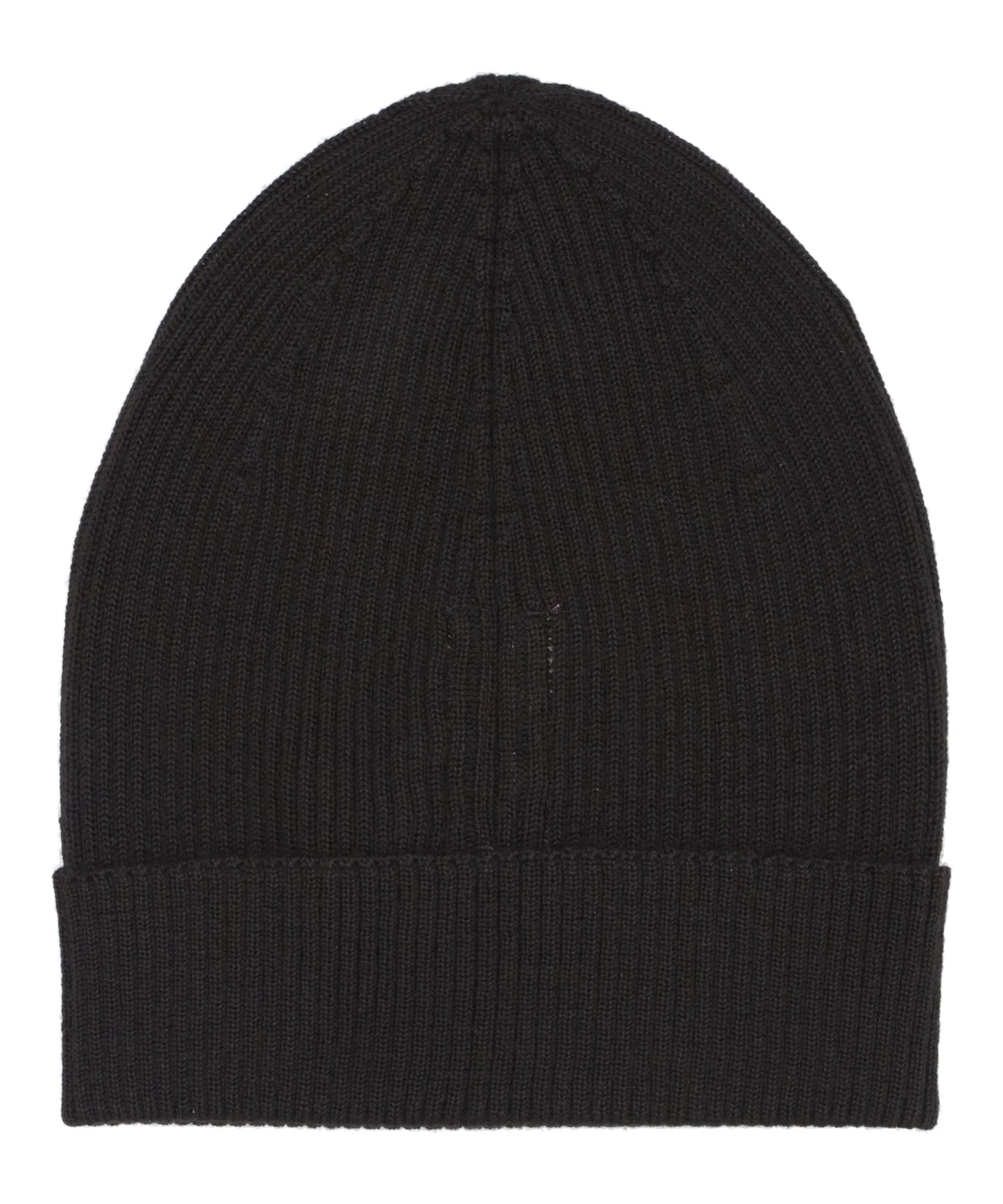 RIBBED BEANIE - BLACK