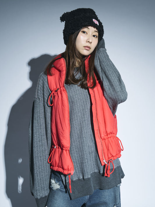 SHEER NYLON BATTING VEST