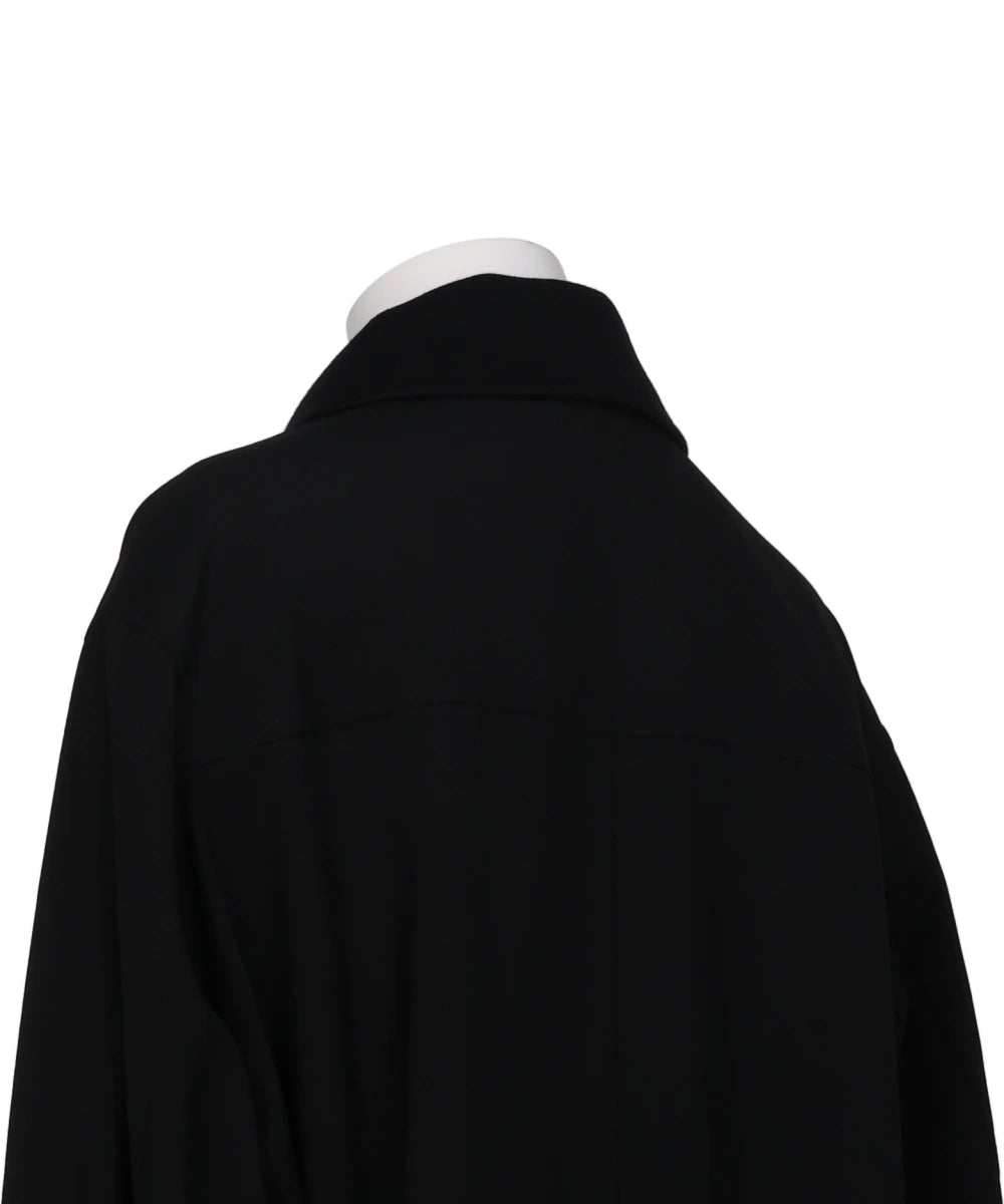 OVERSIZED SHIRT JACKET WITH REMOVABLE COLLAR
