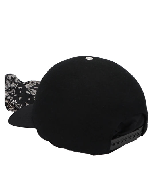 MERINO WOOL FELT DETACHABLE SCARF BB CAP