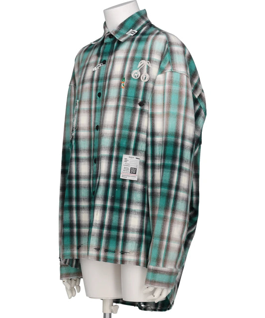 VINTAGE LIKE CHECK L/S SHIRTS