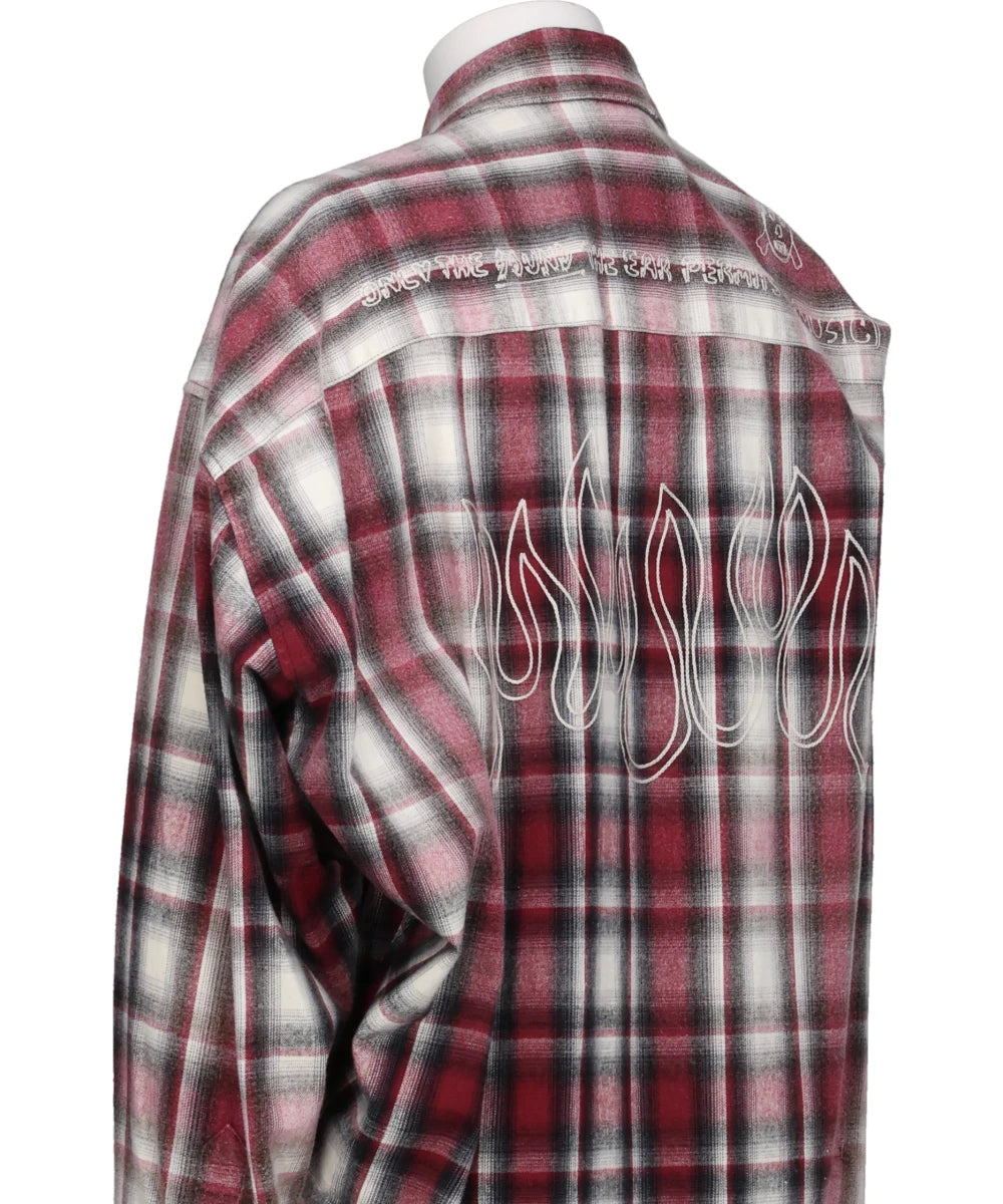 VINTAGE LIKE CHECK L/S SHIRTS