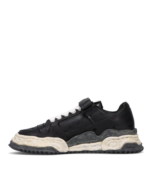 KEITH/ORIGINAL SOLE TORN FILM ATTACHED CANVAS LOW-TOP SNEAKER