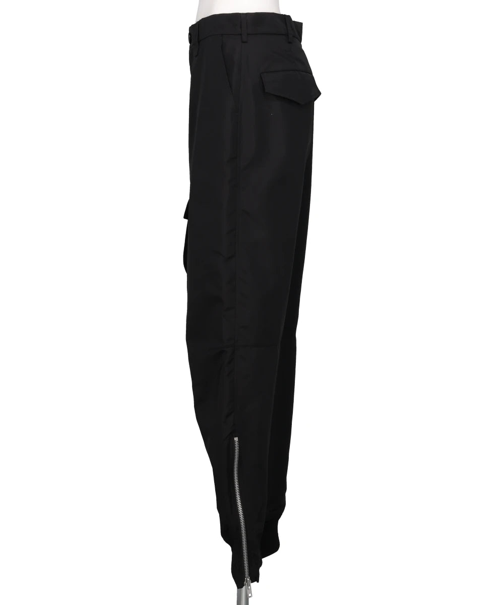 ANKLE ZIP POCKET TROUSERS